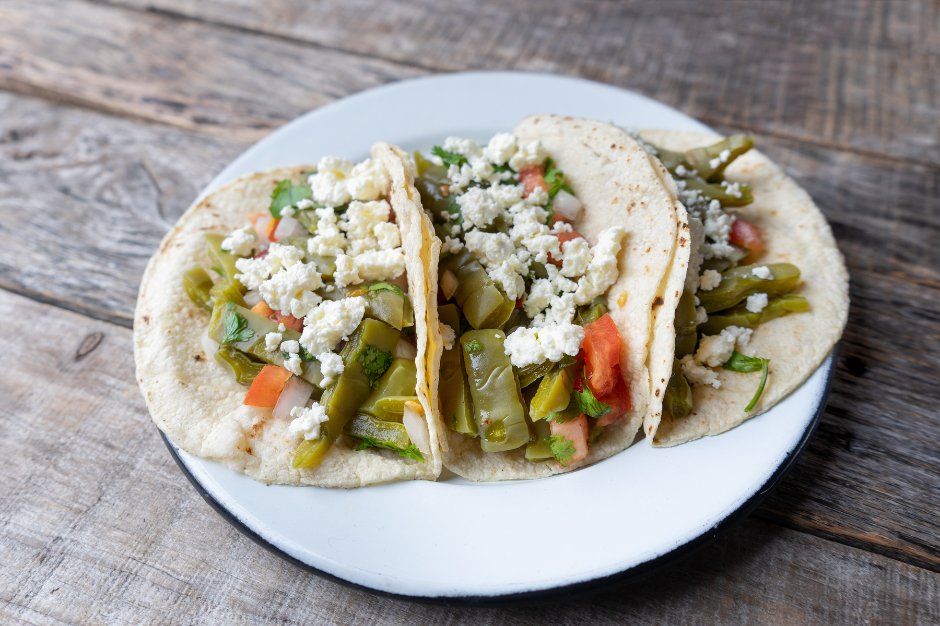 10 minute Low Carb Nopales Tacos