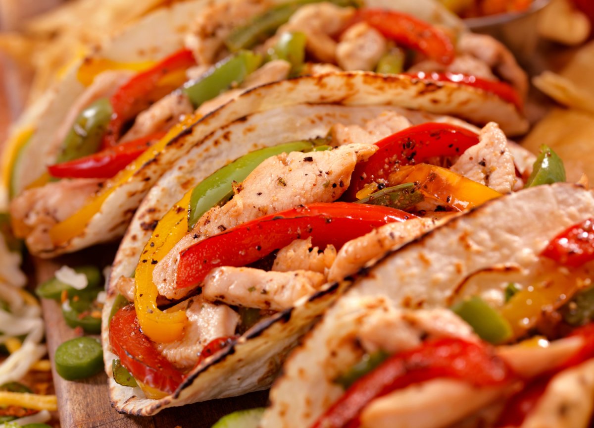 Low Carb Chicken Fajitas Wraps