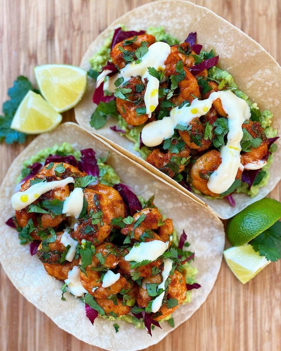 Spicy Prawn Tacos