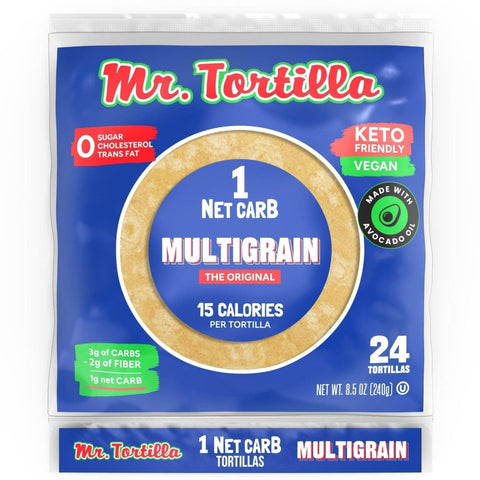 1 Net Carb, 15 Calorie Tortillas - 24 Count - Mr. Tortilla Store