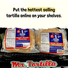 Wholesale 1 Net Carb Tortilla (36 Count) - Mr. Tortilla Store